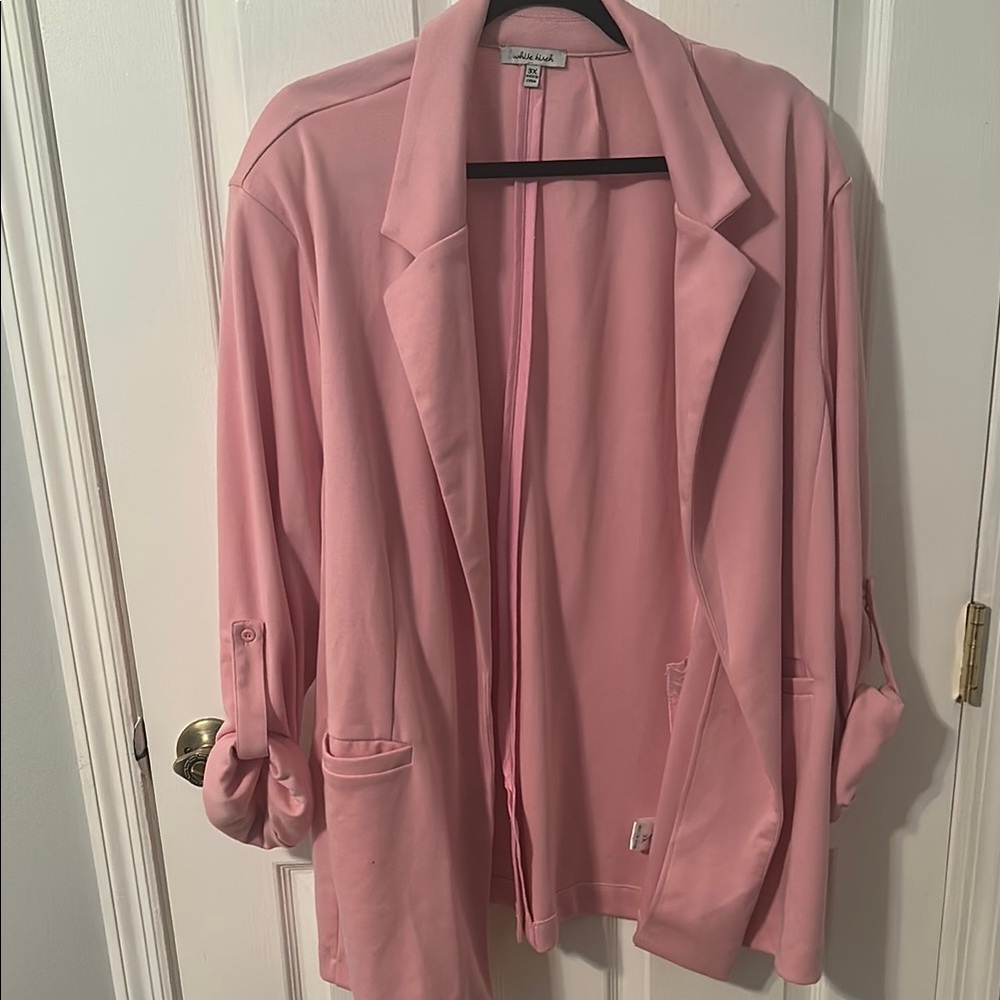 White Birch Soft Pink Women's Blazer